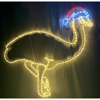 Christmas Emu Rope Light Motif