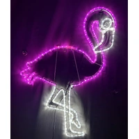 Pink Flamingo Rope Light Motif 