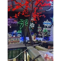 2M Red LED Cherry Tree