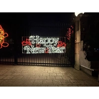 Happy New Year Rope Light Motif 
