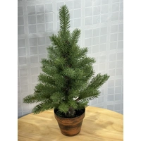 60cm Green Pine Potted Christmas Tree