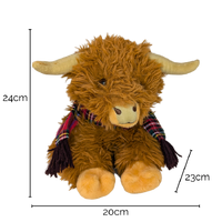 25cm  Hamish The Cow