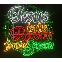 Jesus is the Reason for the Season Rope Light Motif 