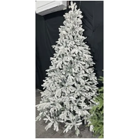 8 Foot Deluxe Flocked Christmas Tree