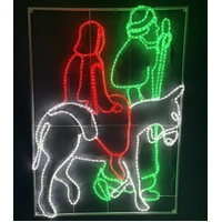 Journey to Bethlehem Christmas Rope Light Motif