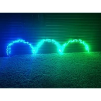3 RGB Jumping LED Arches - see video 