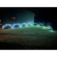 7 RGB Jumping LED Arches - see video