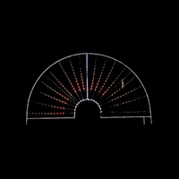 LED RGB Fan Arch - 2m diameter -  FREE SHIPPING