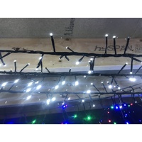 10M White LED Firecracker String  