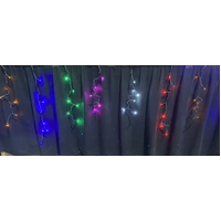10M Multi LED Icicles- 6 colours 