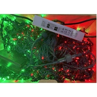 25M Red and Green Icicles