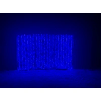 Blue Waterfall Curtain Light  3m long x 2m drop