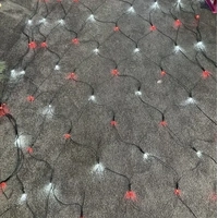 3m x 3m Red and White Net 