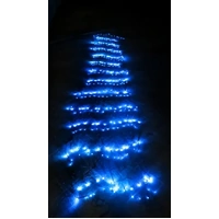 Blue Waterfall Net Light 6m x 1.5m