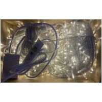 50m Cool White String -clear wire 
