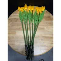 Set of 8 Yellow Tulips 