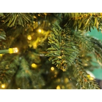 6 Foot Lit Slim Alpine Christmas Tree