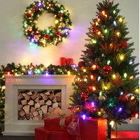 C9 Multi Coloured Pine Cones String
