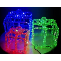 3D Gift Boxes Rope Light Motif- Set of 3