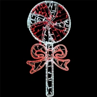 Spinning Lollipop Rope Light Motif - 100cm