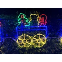 Giant Train 3m long Rope Light Motif