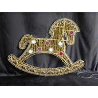 Rocking Horse Rope Light Motif - PREORDER FOR 2026