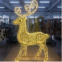 3D Reindeer with Head Up 