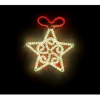 Swirl Star Rope Light Motif 