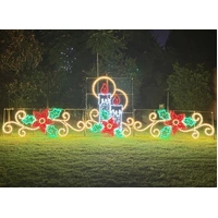 Giant Candle Swirl 5.2m Long Rope Light Motif 