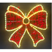 60cm Red Bow Rope Light Motif 