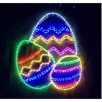 Easter Eggs Rope Light Motif