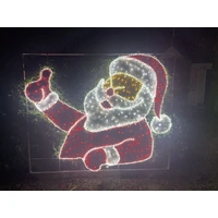 Santa with Thumbs Up Rope Light Motif -PREORDER