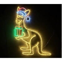 New Christmas Kangaroo Rope Light Motif