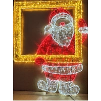 Santa Selfie Rope Light Motif