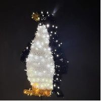 Left Black/White Penguin Motif 