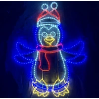 Penguin Walking Rope Light Motif