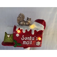 62cm Resin Santa's Mailbox