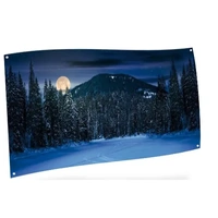 Night Mountain Landscape Cloth