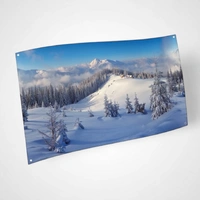 Winter Forest Background Cloth - PREORDER