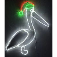 Christmas Pelican Rope Light Motif 
