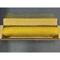 Gold PVC Net - 1m Wide