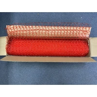 Red PVC Net - 1m Wide