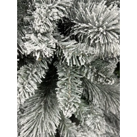 1.8M Ultra Slim Snowy Alpine Christmas Tree