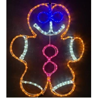 Gingerbread Baby Rope Light Motif 60cm