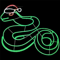 Christmas Snake Rope Light Motif