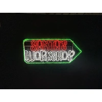 Santa's Workshop Rope Light Motif