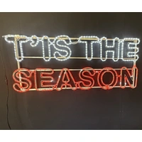 T'IS THE SEASON Rope Light Motif 