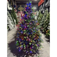 7.5  Foot Warm White/Multi Lit Fraser Hill Christmas Tree