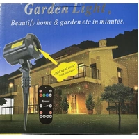 Red Green and Blue Moving Firefly Garden Laser Light with Remote 