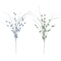 54cm Pale Blue Glitter Picks - 